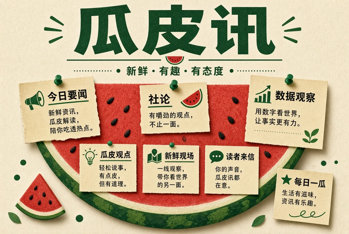 瓜皮讯公开动态与编辑整理